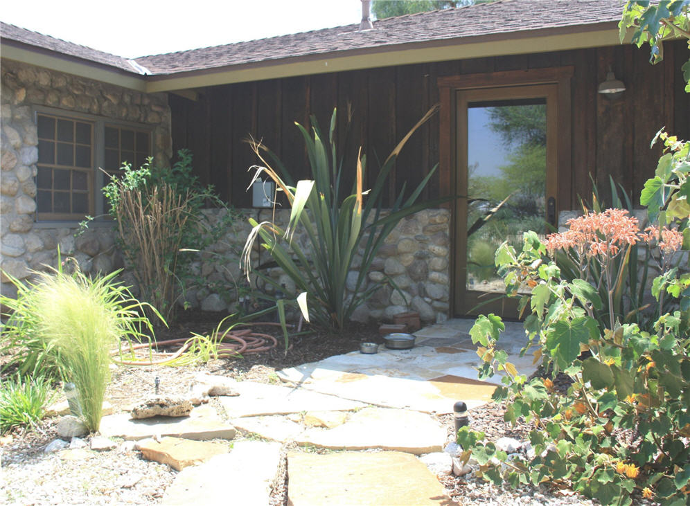 Flagstone Entry and Shade
