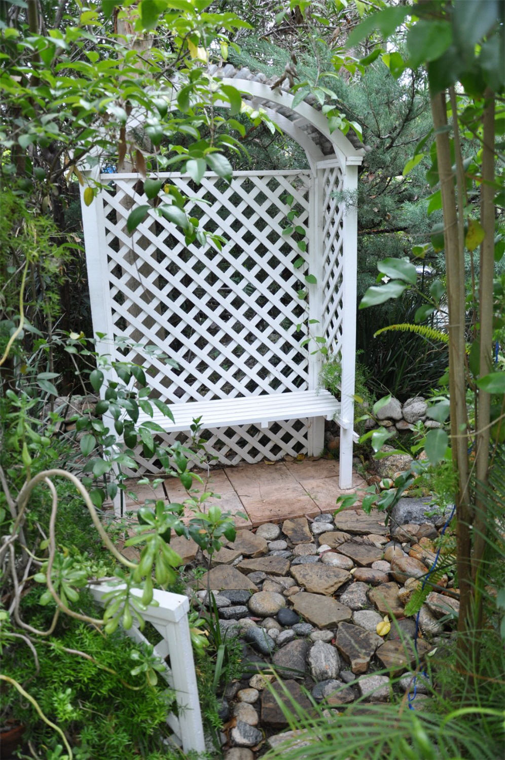 Lattice Work and Seating