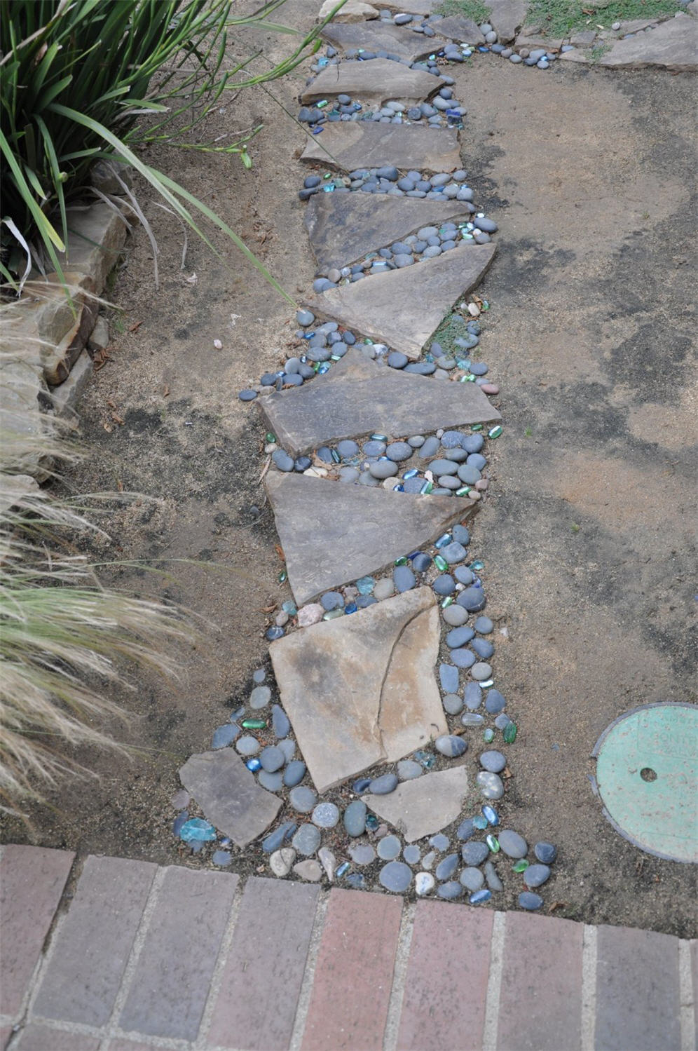 Flagstone and Pebbles